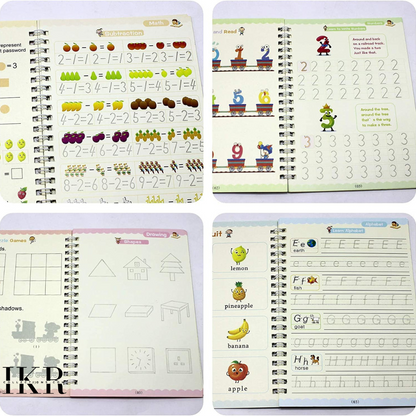 4 PCS Magic Practice Copybook for Kids